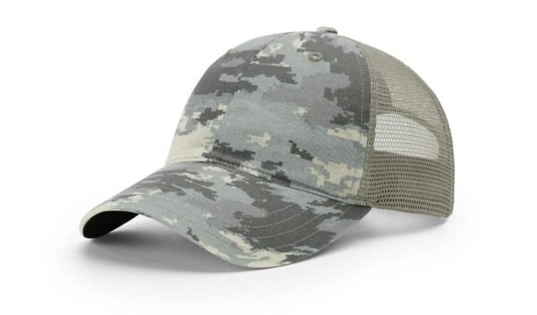 CROWN-CORNERH 111P Snapback Hat Garment Washed Printed Trucker Cap - Image 9