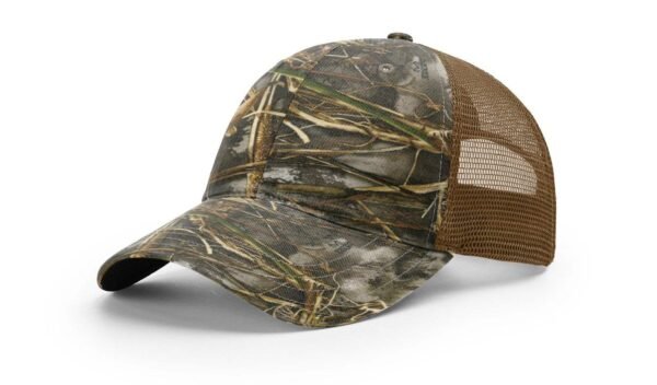 CROWN-CORNERH 111P Snapback Hat Garment Washed Printed Trucker Cap - Image 25