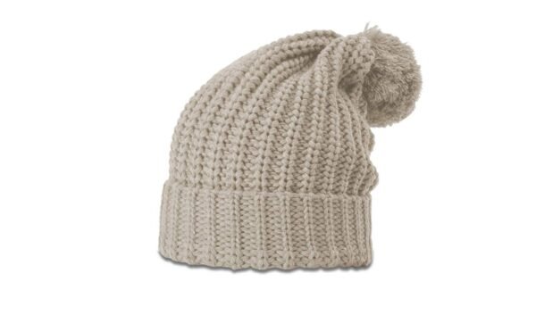 CROWN-CORNERH 143 Chunk Cable Beanie w/Cuff & Pom | Cozy Cable Knit Beanie - Min. 12 Beanies Per Order, Mix & Match - Image 6