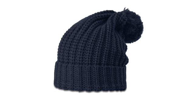 CROWN-CORNERH 143 Chunk Cable Beanie w/Cuff & Pom | Cozy Cable Knit Beanie - Min. 12 Beanies Per Order, Mix & Match - Image 17