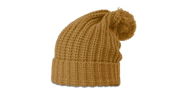 CROWN-CORNERH 143 Chunk Cable Beanie w/Cuff & Pom | Cozy Cable Knit Beanie - Min. 12 Beanies Per Order, Mix & Match - Image 7