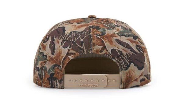 CROWN-CORNERH 256P Camo Umpqua Rope Snapback Five-Panel Baseball Cap - Comfortable Camo Trucker Cap with Flat Bill and Mesh Flip-Up Stay - Image 4
