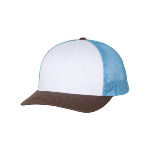 CROWN-CORNERH 115 Trucker Hat Low Profile Snapback 6 Panel Hat Trucker Cap MD/LG - Image 37