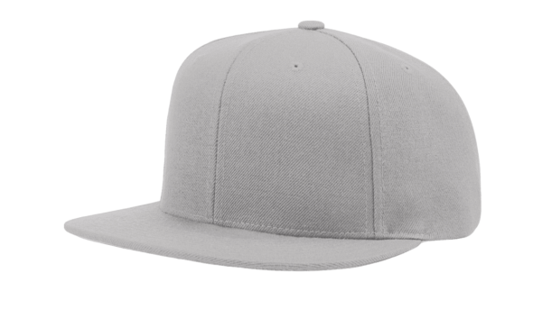 CROWN-CORNERH 510 Flatbill Snapback Cap Wool Blend Hat Hi-Profile Adjustable Snapback - Image 6