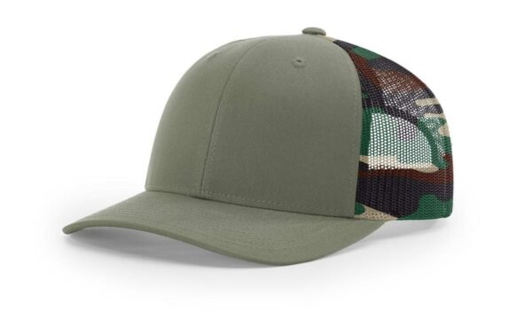 CROWN-CORNERH 112PM Printed Mesh Trucker Cap Hat Adjustable Snapback Closure American Flag Hat - Image 7