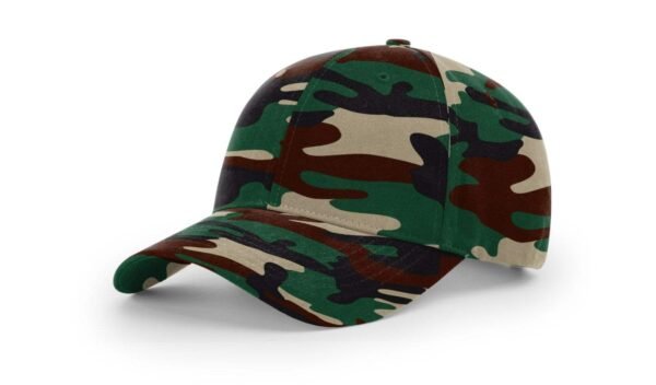 CROWN-CORNERH 843 Casual Twill Camo Strapback Hat - Image 3