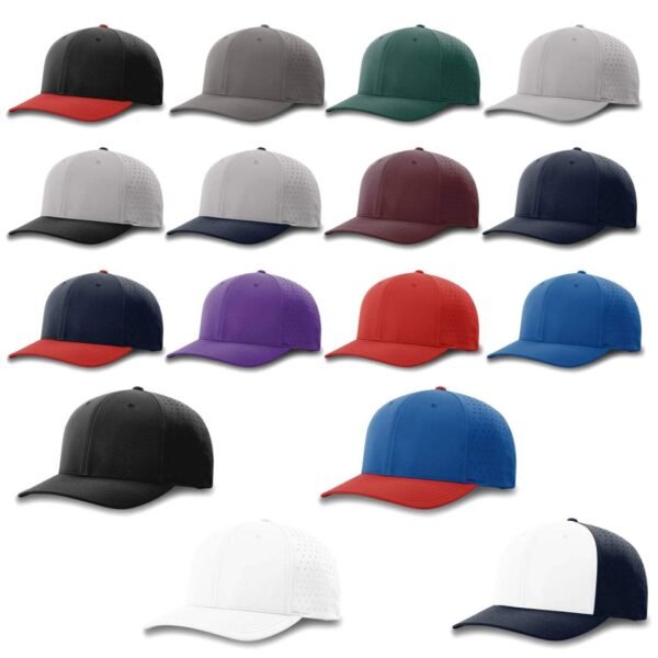 CROWN-CORNERH 632 Laser Perf R-Flex Snapback Hat