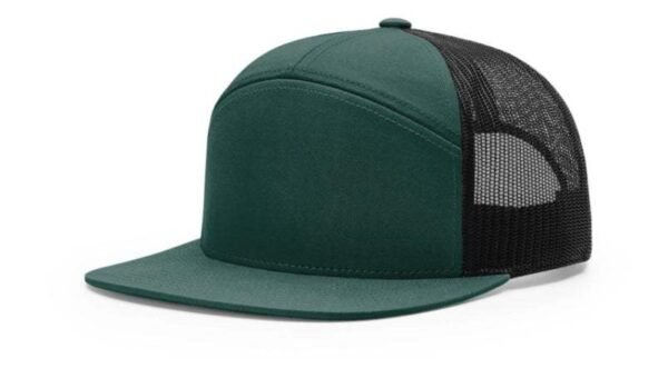 CROWN-CORNERH 168 Hat 7-Panel Trucker Cap Hi-Pro Adjustable Snapback - OSFM - Image 10