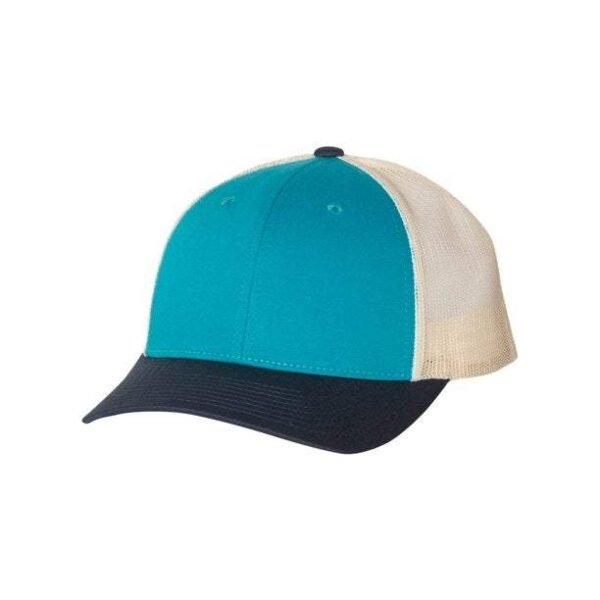 CROWN-CORNERH 115 Trucker Hat Low Profile Snapback 6 Panel Hat Trucker Cap MD/LG - Image 34