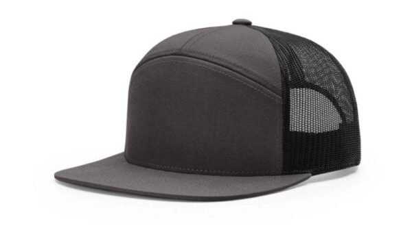 CROWN-CORNERH 168 Hat 7-Panel Trucker Cap Hi-Pro Adjustable Snapback - OSFM - Image 11